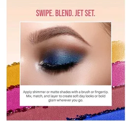 Colors Queen Country Obsession Eyeshadow Palette – London, 21.5g | 9 Highly Pigmented Eyeshadow Palette with 2 Blusher, 1 Highlighter & 1 Bronzer | Matte & Shimmery Finish
9%
off
Product Images and Videos (AI-Generated Alt Text)