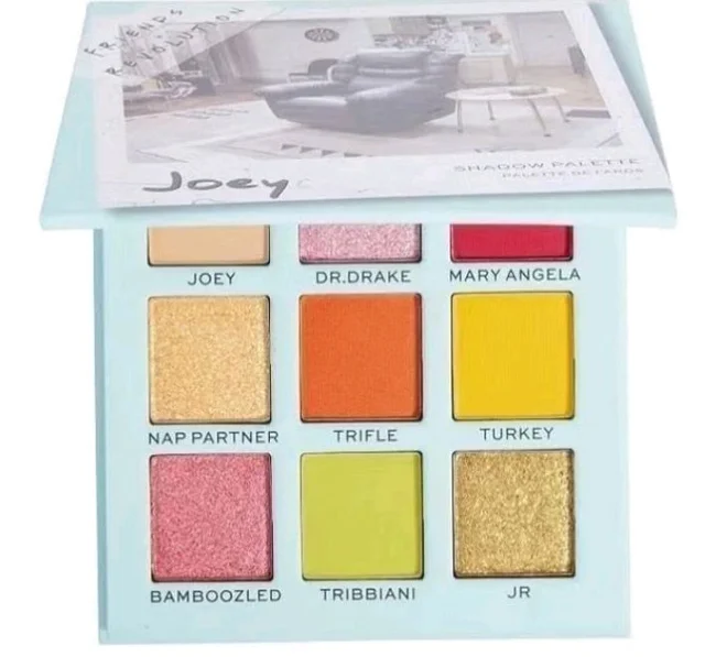 Makeup Revolution X Friends Joey Matte Eyeshadow Palette, (1458368), Eye Makeup Palette Set, Makeup Palettes (Multicolor)