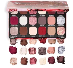Makeup Revolution Forever Flawless Palette Cherry Rebel Red – Bold Reds & Pinks – Intense Pigmentation & Blendability
