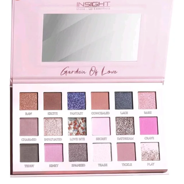 INSIGHT Garden of Love Eyeshadow Palette | 18 Pigmented Shades with Metallic, Shimmer & Multi-Finish Colors | Long-Lasting, Blendable Eye Makeup for Day or Night | 40g
15%
off
Product Images and Videos (AI-Generated Alt Text)