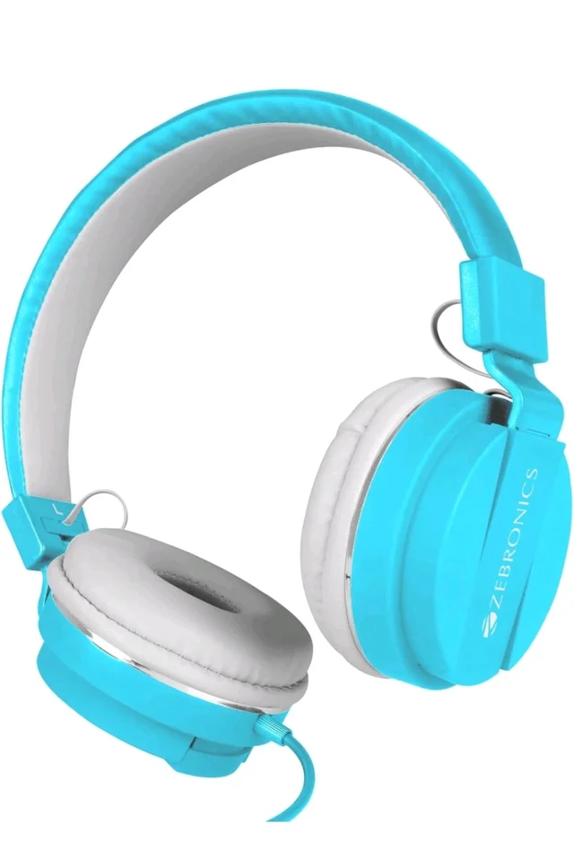 Zebronics Zeb-Storm Wired On Ear Headphone with 3.5mm Jack, Built in Microphone for Calling, 1.5 Meter Cable, Soft Ear Cushion, Adjustable Headband, Foldable Ear Cups and Lightweight Design (Blue)
300+ bought in past month