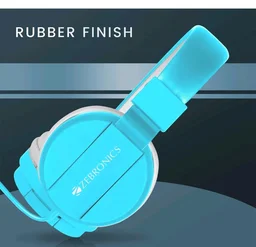 Zebronics Zeb-Storm Wired On Ear Headphone with 3.5mm Jack, Built in Microphone for Calling, 1.5 Meter Cable, Soft Ear Cushion, Adjustable Headband, Foldable Ear Cups and Lightweight Design (Blue)
300+ bought in past month