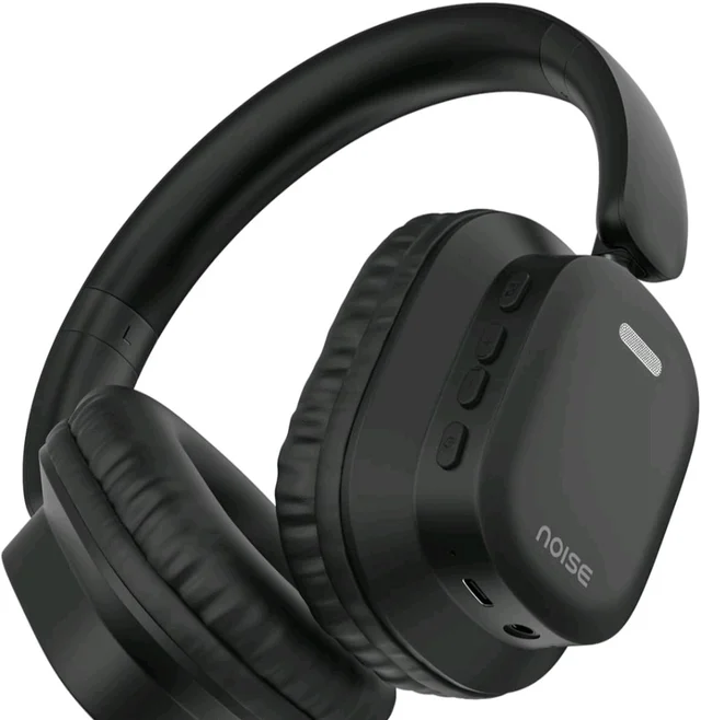 Noise Newly Launched Airwave Max 2 Wireless On-Ear Headphones with 50H Playtime, 40mm Drivers - Deep Bass, 3 Preset EQ Modes, 40m/s Low Latency, Dual Pairing,BT V5.3 (Bold Black)