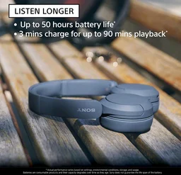 Sony WH-CH520 Wireless Bluetooth Headphones On Ear with Mic, Up to 50Hrs Battery, Quick Charge, DSEE Upscale, Multipoint Connectivity, Voice Assistant, Customized EQ-White
100+ bought in past month