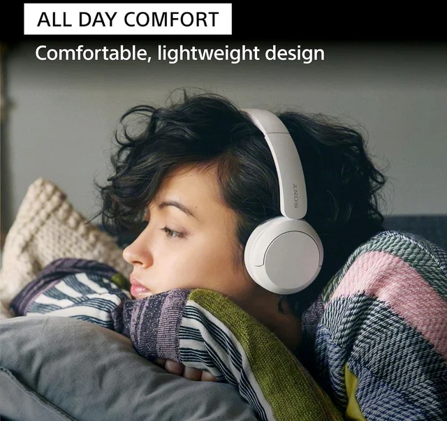 Sony WH-CH520 Wireless Bluetooth Headphones On Ear with Mic, Up to 50Hrs Battery, Quick Charge, DSEE Upscale, Multipoint Connectivity, Voice Assistant, Customized EQ-White
100+ bought in past month