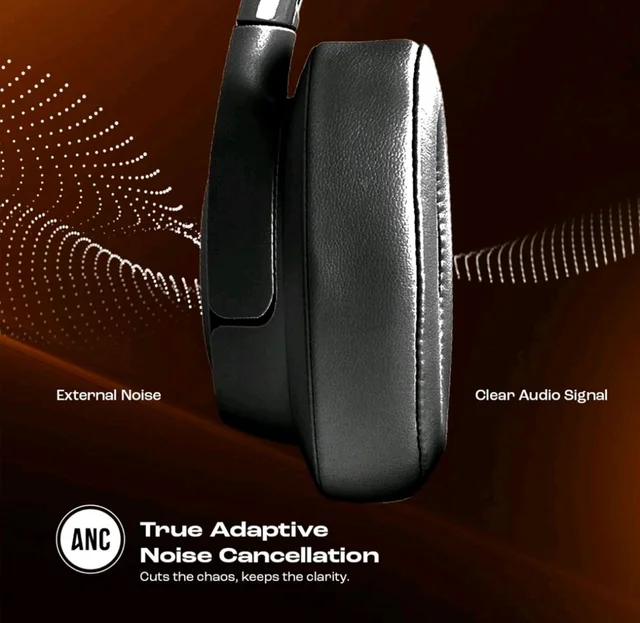 JBL Tune 770NC Wireless Over Ear Headphones with Adaptive Noise Cancellation, Upto 70H Battery, Smart Ambient, Speed Charge, Customized EQ, Google Fast Pair, Multipoint Connect, BT 5.3 - Black