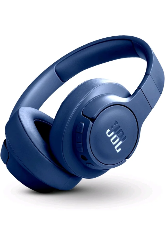 JBL Tune 770NC Wireless Over Ear Headphones with Adaptive Noise Cancellation, Upto 70H Battery, Smart Ambient, Speed Charge, Customized EQ, Google Fast Pair, Multipoint Connect, BT 5.3 - Blue
