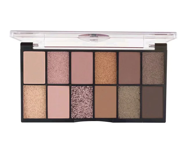MARS 12 Shades Dance of Joy Eyeshadow Palette | Highly Pigmented and Blendable | Multicolor | Matte and Shimmer Finish (13.2g) (02-Multicolor)