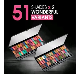Colors Queen Ultra Pigmented 51 Colors Eyeshadow Palette with Brush | Easy to Blend, Long Wearing Eye Makeup Palette | Eyeshadow Palette with Matte & Shimmery Shades (Multicolor - 01)
50+ bought in past month