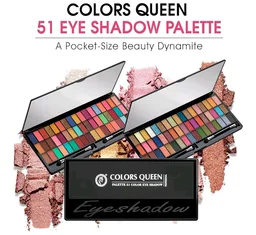 Colors Queen Ultra Pigmented 51 Colors Eyeshadow Palette with Brush | Easy to Blend, Long Wearing Eye Makeup Palette | Eyeshadow Palette with Matte & Shimmery Shades (Multicolor - 01)
50+ bought in past month