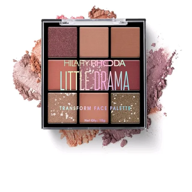 Hilary Rhoda Transform Face Palette | All-in-One | 9 Eyeshadows, 2 Blushes, Highlighter & Contour | Matte + Shimmer Finish | Highly Pigmented | Travel Friendly Makeup Kit (Soft Glam - Shade 01) – 18g
300+ bought in past month