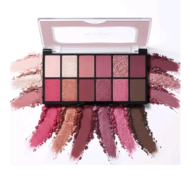 MARS 12 Shades Dance of Joy Eyeshadow Palette | Highly Pigmented and Blendable | Multicolor | Matte and Shimmer Finish (13.2g) (01-Multicolor)