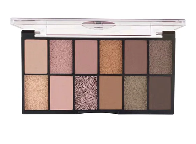 MARS 12 Shades Dance of Joy Eyeshadow Palette | Highly Pigmented and Blendable | Multicolor | Matte and Shimmer Finish (13.2g) (02-Multicolor)