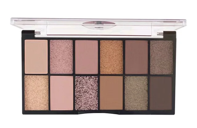 MARS 12 Shades Dance of Joy Eyeshadow Palette | Highly Pigmented and Blendable | Multicolor | Matte and Shimmer Finish (13.2g) (02-Multicolor)
