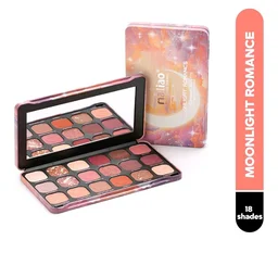Maliao 18 Color Eyeshadow Palette | Highly Pigmented | Matte & Shimmer Shades | Long Lasting Blendable Eye Makeup | Moonlight Romance,18g