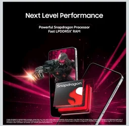 Samsung Galaxy M47 5G Mobile (Rogue Red, 8GB RAM, 128GB Storage, 6000mAh Battery)| 50MP OIS| Snapdragon Processor| LPDDR5X RAM,UFS 3.1 Storage| Gorilla Glass Victus+| sAMOLED| Knox Security| AI - rogue red
