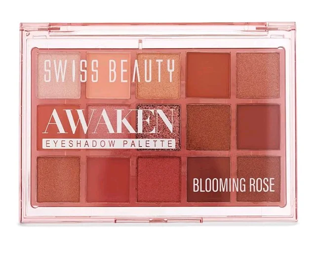 Swiss Beauty Awaken Eyeshadow Palette | Matte + Shimmer Finish | Long-Lasting | Blendable | Shade- 1. Blooming Rose, 11g
1K+ bought in past month
23%
off
Product Images and Videos (AI-Generated Alt Text)