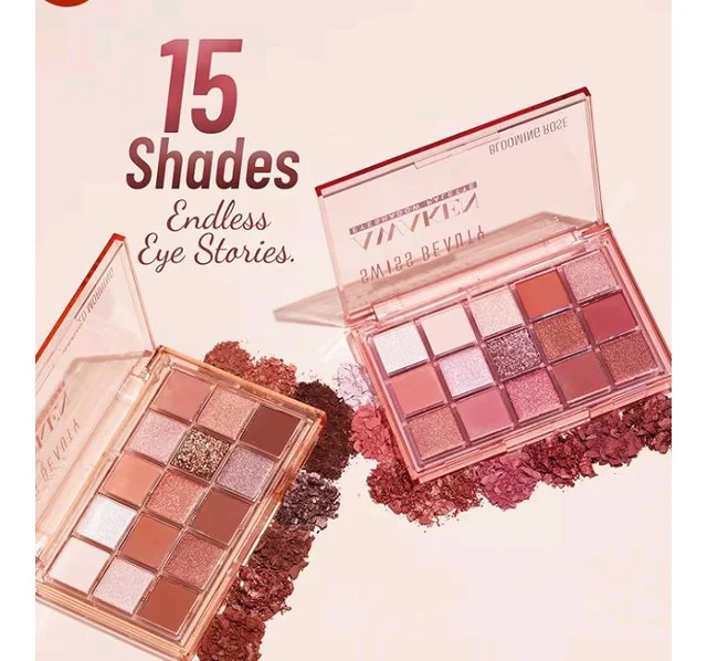 Swiss Beauty Awaken Eyeshadow Palette | Matte + Shimmer Finish | Long-Lasting | Blendable | Shade- 1. Blooming Rose, 11g
1K+ bought in past month
23%
off
Product Images and Videos (AI-Generated Alt Text)