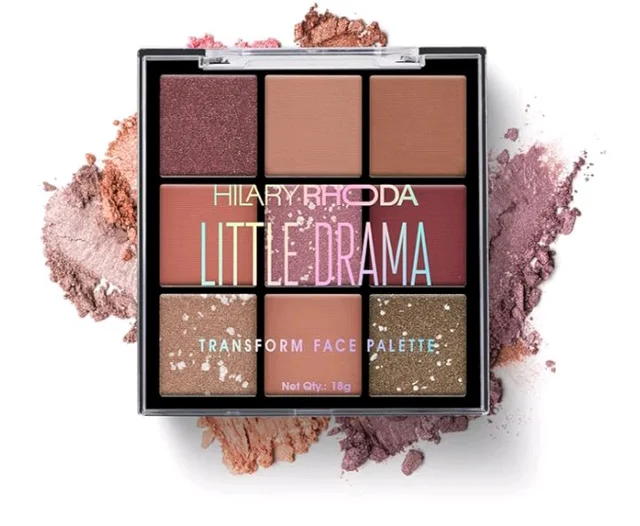Hilary Rhoda Transform Face Palette | All-in-One | 9 Eyeshadows, 2 Blushes, Highlighter & Contour | Matte + Shimmer Finish | Highly Pigmented | Travel Friendly Makeup Kit (Soft Glam - Shade 01) – 18g
300+ bought in past month