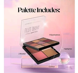 Hilary Rhoda Transform Face Palette | All-in-One | 9 Eyeshadows, 2 Blushes, Highlighter & Contour | Matte + Shimmer Finish | Highly Pigmented | Travel Friendly Makeup Kit (Soft Glam - Shade 01) – 18g
300+ bought in past month