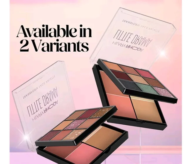 Hilary Rhoda Transform Face Palette | All-in-One | 9 Eyeshadows, 2 Blushes, Highlighter & Contour | Matte + Shimmer Finish | Highly Pigmented | Travel Friendly Makeup Kit (Soft Glam - Shade 01) – 18g
300+ bought in past month