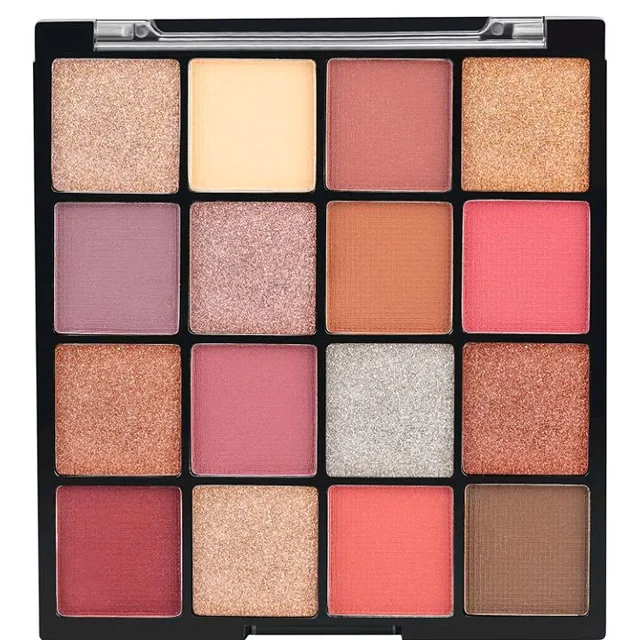 Insight Cosmetics Gorgeous 16 Color Eyeshadow Palette|Matte|Shimmer|Beginner Friendly & Long Lasting Eye Shadow Palette|Long Wearing And Easily Blendable Eye Makeup Palette, 37gm(MK09-Pink Island)