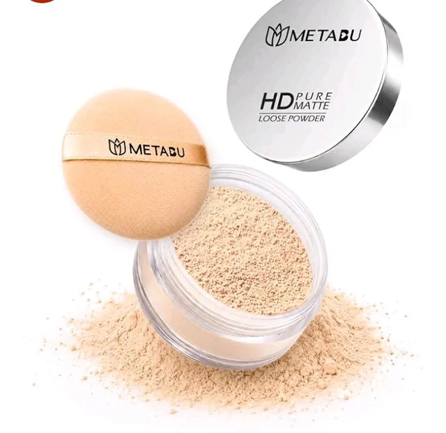 HD Pure Matte Loose Powder 15g – Oil Control Setting Powder with Long-Lasting Makeup Lock, Minimizes Pores & Fine Lines, Lightweight Matte Finish, 100% Vegan & Cruelty-Free - Golden Banana