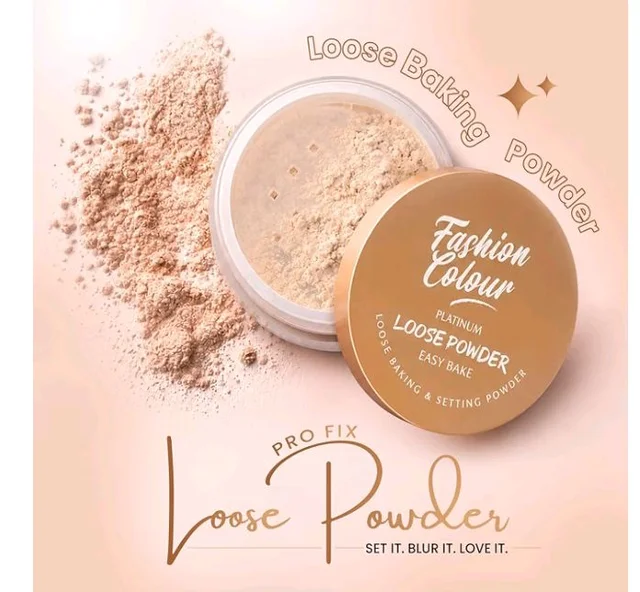 FASHION COLOUR HD Loose Powder for Setting & Mattifying Makeup | Translucent Makeup Baking Powder | Lightweight Oil-Free Setting Powder for All Skin Types | Long-Lasting Matte Finish (Pound Cake)
35%
off
Product Images and Videos (AI-Generated Alt Text)