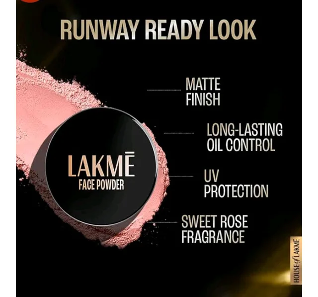 Lakme Forever Matte Face Powder, Matte Finish, Oil Cointrol, for rosy glow, Warm Pink, 40g (OG Collection)
2K+ bought in past month