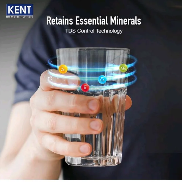 KENT Grand RO Water Purifier | Advanced RO Tech for Sabse Shudh Paani | RO+UF+TDS Control + UV LED Tank | 8L | 20LPH Flow | Ideal for Borewell/Tanker/Municipal Water | Largest Service Network