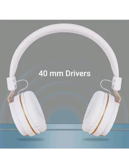 Zebronics Storm Wired On Ear Headphone with 3.5mm Jack, Built-in Microphone for Calling,1.5 Meter Cable, Soft Ear Cushion, Adjustable Headband,Foldable Ear Cups(White)