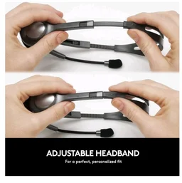 Logitech H111 Wired On Ear Headphones With Mic Black