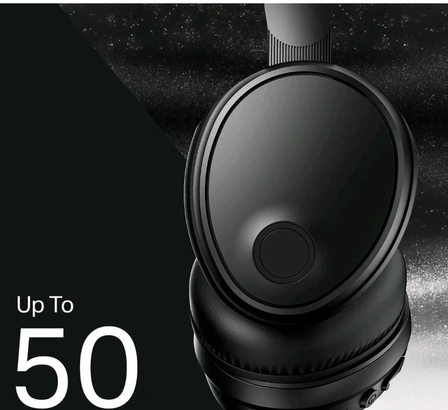 boAt Rockerz Trendz, 40mm Drivers, 50hrs Battery, 60ms Low Latency, ENx Tech, BT v5.4, Foldable Cups, Voice Assistant, Bluetooth Headphones, Wireless Headphone with Mic (Black Sabre)
