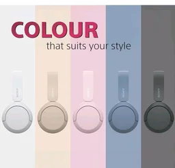 Sony WH-CH520 Wireless Bluetooth Headphones On Ear with Mic, Up to 50Hrs Battery-Pink
300+ bought in past month