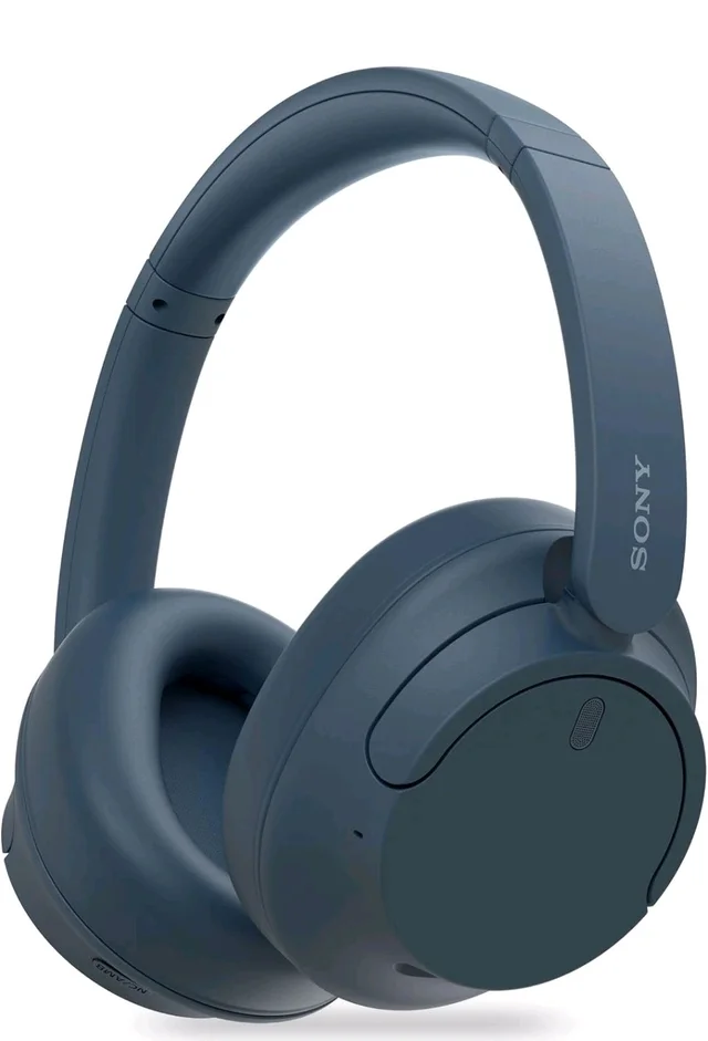 Sony WH-CH720N Active Noise Cancellation Wireless Bluetooth Over Ear Headphones with Mic, Adaptive Sound Control, Quick Charge, Up to 35Hrs Battery, Customized EQ- Blue