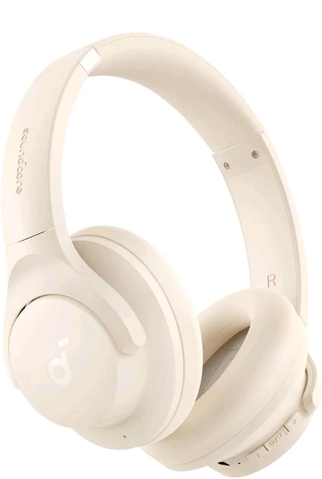 soundcore Q20i by Anker, Over Ear Headphones Bluetooth Wireless
Hybrid Active Noise Cancelling Headphones, 40H Long ANC Playtime, Hi-Res Audio, Big Bass, Customizze via an App(White)