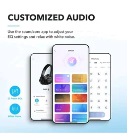 soundcore by Anker Q20i Wireless Bluetooth Over-Ear Headphones with Hybrid Active Noise Cancelling, 40h Playtime in ANC Mode, Hi-Res Audio, Deep Bass, Personalization via App (Black)