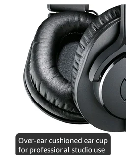 Audio-Technica ATH-M20x Professional Studio Monitor Headphones, Black
