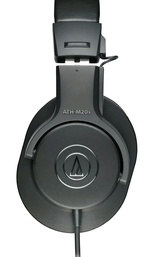 Audio-Technica ATH-M20x Professional Studio Monitor Headphones, Black
