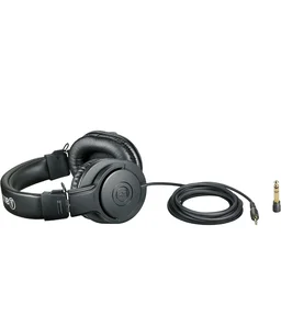 Audio-Technica ATH-M20x Professional Studio Monitor Headphones, Black