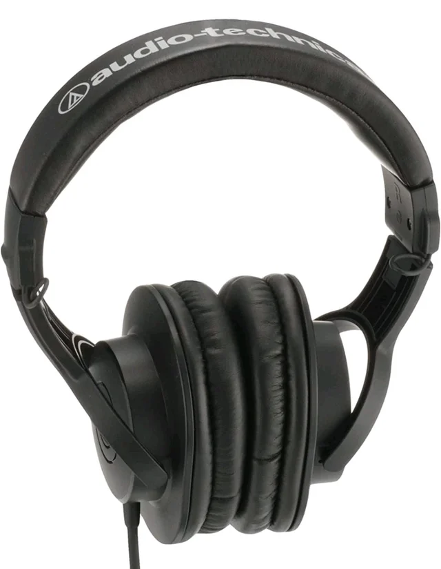 Audio-Technica ATH-M20x Professional Studio Monitor Headphones, Black