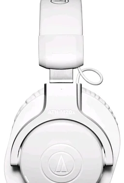 Audio-Technica Ath-M20Xbt Wireless Over-Ear Headphones, Bluetooth 5.0, 60-Hour Battery Life, 40 mm Drivers, Hi-Fi Sound, Built-in Mic, AAC/SBC Codec Support (White)
