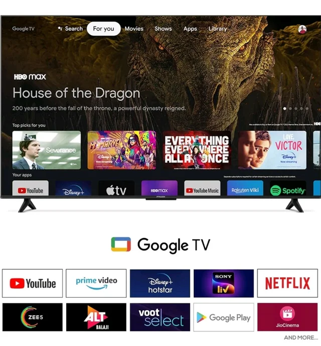 iFFALCON 189 cm (75 Inches) 4K UHD Smart LED Google TV | 144Hz VRR | 3GB RAM | Dolby Vision & Atmos | Game Master | 75U75