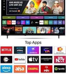 Visit the LG Store
3.9
3.9 out of 5 stars
(5,258)
LG 164 cms (65 inches) NU87 AI Series Nano 4K Ultra HD (3840 x 2160) Smart webOS LED TV 65NU870BPLA 2026