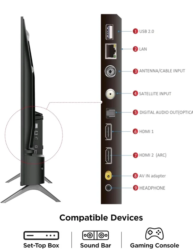 Visit the TCL Store
4.0
4.0 out of 5 stars
(2,731)
TCL 101 cms (40 inches) Full HD Smart QLED Google TV | Dolby Audio 24 watts | Ai Clarity | Metallic Bezel-Less | Multiple Viewing Mode | 40V5C
Amazon's Choice