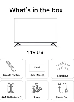 Brand: Xiaomi
4.1
4.1 out of 5 stars
(370)
Xiaomi (108 cm) 43 inch X 4K Ultra HD Smart | Dolby Vision | Eye Care Mode | Google TV | L43MB-AIN