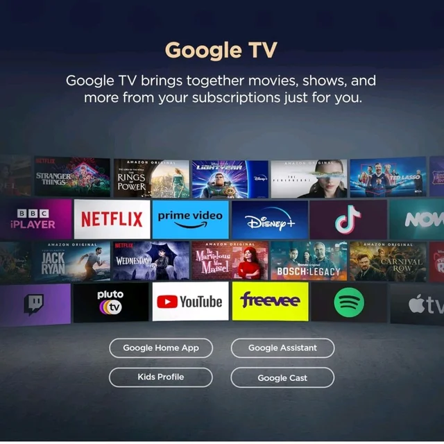 Visit the TCL Store
4.0
4.0 out of 5 stars
(27)
TCL 108 cm (43 inches) 4K Ultra HD Smart LED Google TV | 4K HDR | Dolby Vision & Atmos | Game Master | 60Hz MEMC | 43P6L