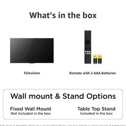 Visit the TCL Store
4.0
4.0 out of 5 stars
(27)
TCL 108 cm (43 inches) 4K Ultra HD Smart LED Google TV | 4K HDR | Dolby Vision & Atmos | Game Master | 60Hz MEMC | 43P6L