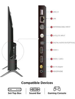Visit the TCL Store
4.1
4.1 out of 5 stars
(418)
TCL 80 cms (32 inches) HD Ready Smart QLED Google TV | Dolby Audio | HDR 10 | Metallic Bezel-Less | Multiple Viewing Mode | 32V4C