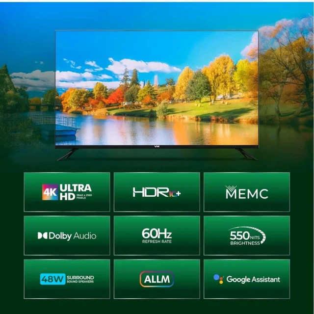 Sponsored
Visit the Visio World Store
4.1
4.1 out of 5 stars
(2,649)
VW Visio World 127 cm (50 inches) Pro Series 4K Ultra HD Smart QLED Google TV VW50GQ2
Amazon's Choice